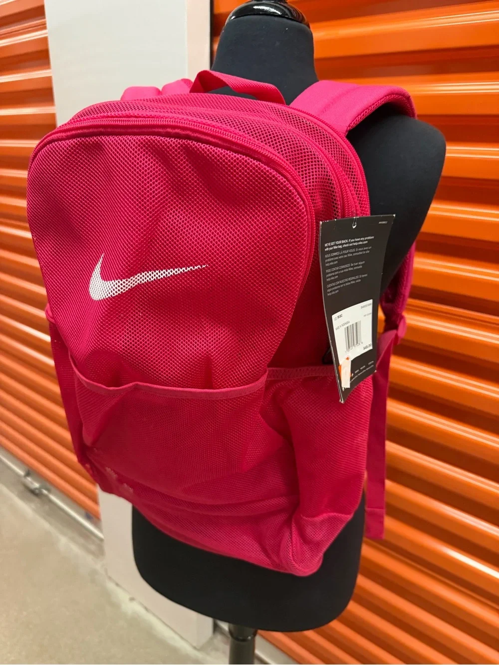 NWT NIKE Brasilia Mesh Backpack 9.0 26L Hot Pink